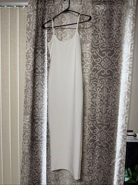 Fashion Nova Classic White Slip Dress - Women